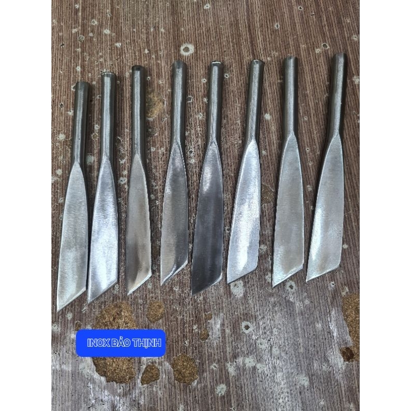 Dao khui sầu riêng (cán tròn) inox 304