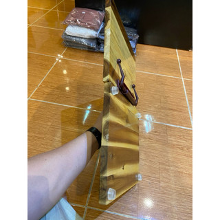 Kệ gỗ xếp 2 mặt chân inox