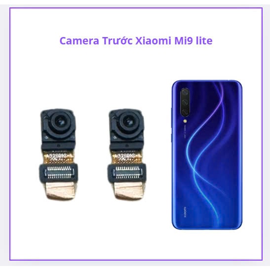 Camera trước xiaomi mi9 lite
