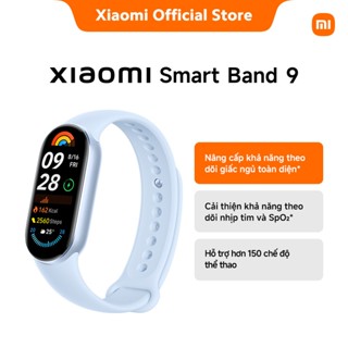 [Khuyến mãi đặc biệt] Vòng đeo tay thông minh Xiaomi Mi Band 9 Blue | Nâng cấp khả năng theo dõi giấc ngủ toàn diện*