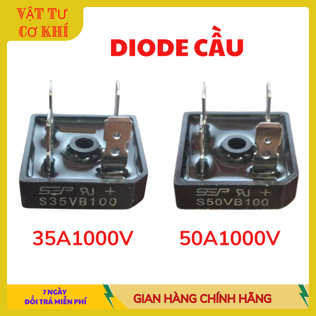 Diode cầu, diode chỉnh lưu 35vb100, 50vb100