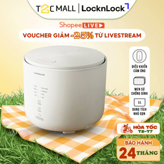  Nồi Cơm Điện LocknLock Nồi Cơm Mini Nhỏ 1L Chống Dính Chính Hãng Cao Cấp Cute EJR334IVY - T2C Mall 