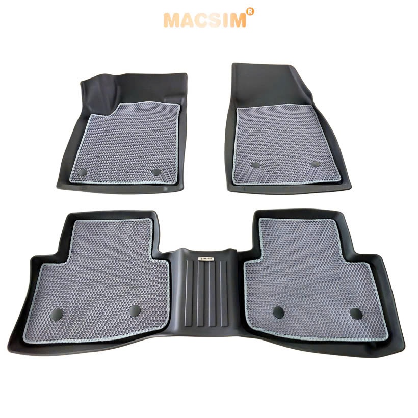[CHÍNH HÃNG] Thảm Lót Sàn Ô Tô MG5 (2022-2026) Macsim – 2 Lớp cao su (ghi), Chuẩn Phom, Dễ Vệ Sinh (