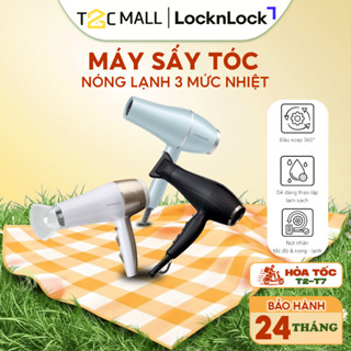  Máy Sấy Tóc Sấy Nóng Lạnh 3 Mức LocknLock máy sấy tóc Lock&Lock ENA136WHT ENA146BLK - T2Cmall 
