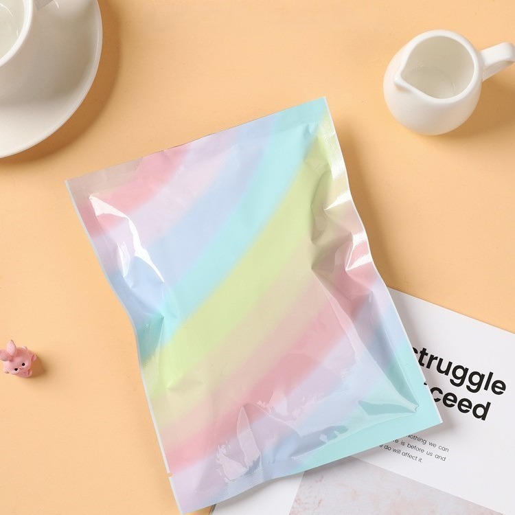 Vỏ Túi Mù Cầu Vồng Loại Bóng Đẹp Làm Túi Mù Charm Nước, Túi Mù Quần Áo, Túi Mù Phụ Kiện (Set 10 cái)