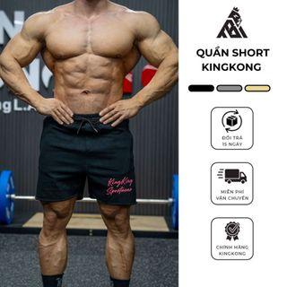  Quần Short KingKong Nỉ Xả Lai Túi Khóa - Local Brand TB KINGKONG SPORT WEAR 