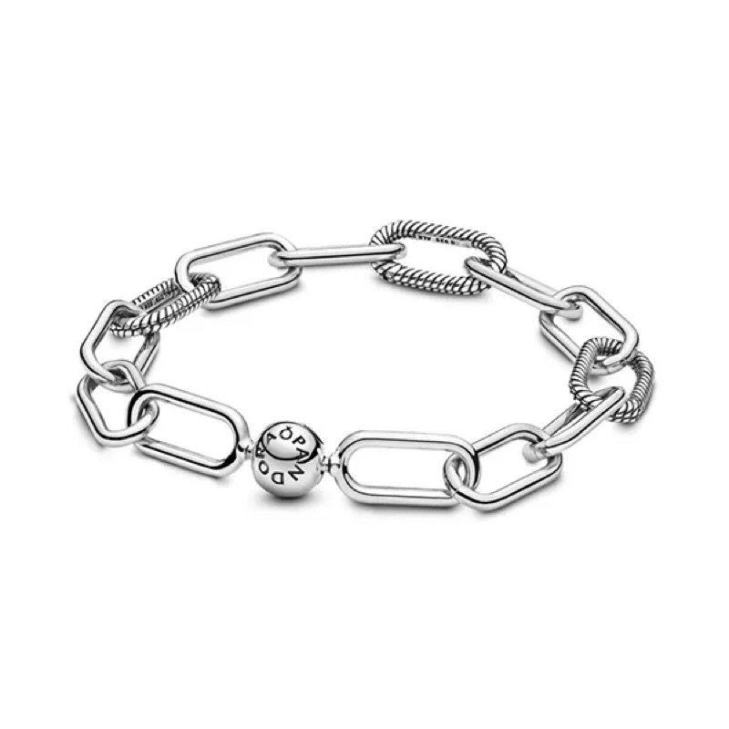  CHÍNH HÃNG - Pandora ME Link Chain Bracelet  Silver Sterling  - Vòng lắc tay bạc 925 dáng mắc xích màu bạc trắng 