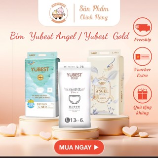  Bỉm YUBEST ANGEL  YUBEST GOLD  MIHOKO quần dán size S90 M84 L78 XL72 XXL66 XXXL66 