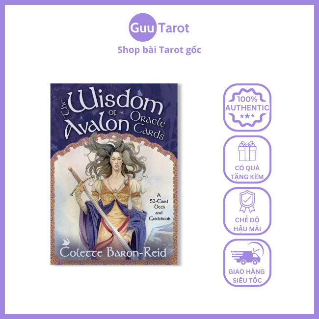 Bộ Bài Wisdom of Avalon Oracle Cards (Guu Tarot Shop)