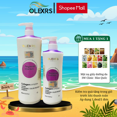 Lẻ 1 Chai Dầu Gội OLEXRS+HairSalon MÀU TÍM Giúp Phục Hồi Và Giữ Màu Cho Tóc