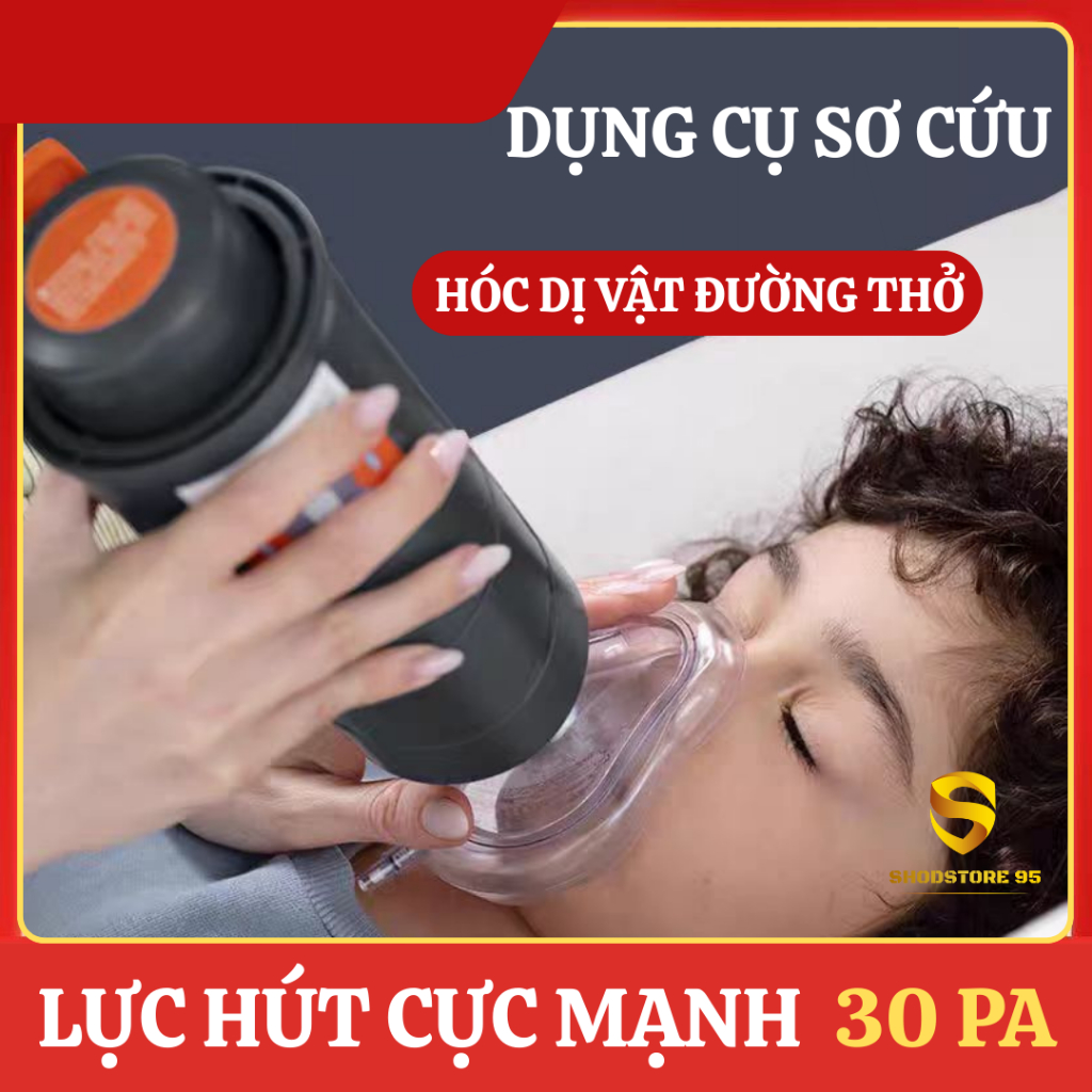 Thiết bị chống nghẹn CRFISH Heimlich, thiết bị hút dị vật mắc kẹt trong họng, thiết bị tự cứu hộ di 