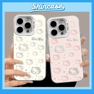 Ốp Lưng iPhone Hello Kitty IMD Cứng Trắng, Chống Sốc, Bảo Vệ Camera - iP 8/Plus/X/XS/XR/11/12/13/14/15/16/17/Pro/Max/Air