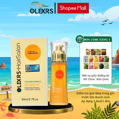 Tinh Dầu Dưỡng Phục Hồi Chống Rụng Tóc Olexrs Hair Salon Collagen 80ml