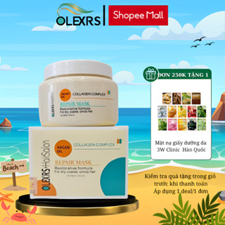 Kem Ủ Phục Hồi Tóc, Chống Gãy Rụng Olexrs Collagen Anh 500ml
