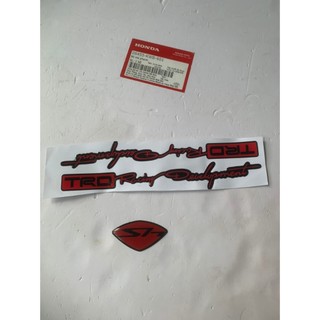 Tem Nhỏ Đuôi Xe SH Trio Racing – Decal Xe Máy Thể Thao Cao Cấp