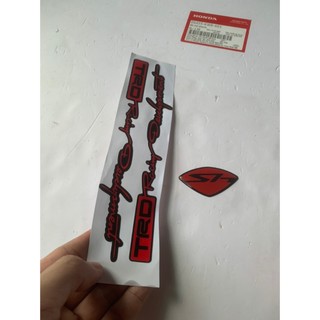 Tem Nhỏ Đuôi Xe SH Trio Racing – Decal Xe Máy Thể Thao Cao Cấp