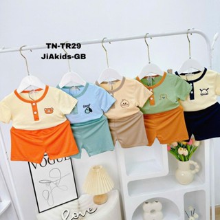 Bộ Cộc Tay Minky Mom Chính Hãng Thun Lạnh Bé Trai, Gái C4-TN-70