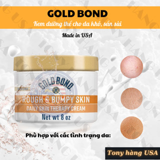 Kem Dưỡng Da Body, Cổ Và Tay Gold Bond Ultimate Rough & Bumpy Skin Cream 226g - Tony Hàng USA