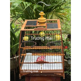 Khung lồng lồng chim tự ráp CHO CHIM CHÀO MÀO , khung tre  nan cáp quang đen ( 19 nan có video hướng dẫn)