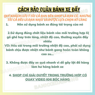 BÁNH XE 125 ĐỎ MẬN (ĐÃ BAO GỒM CÀNG XE ĐẨY )