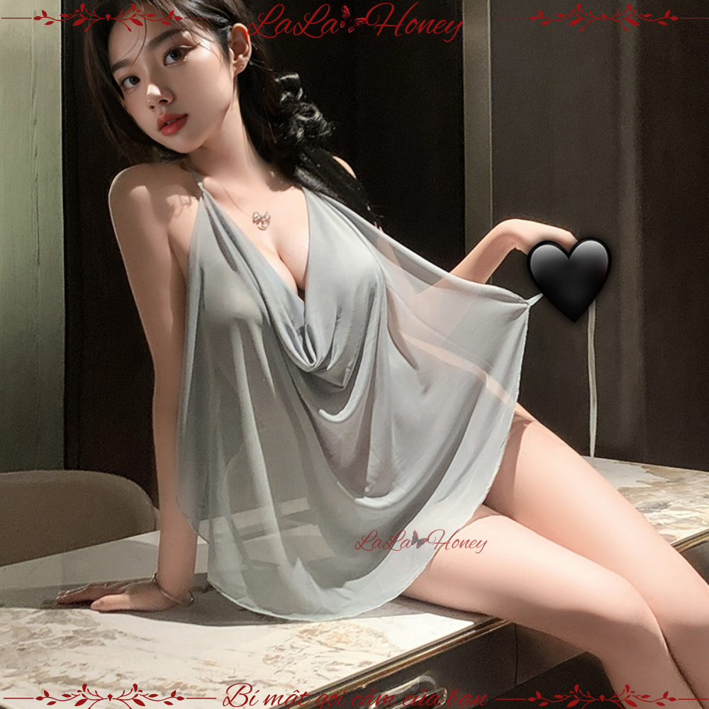 Đồ Lót Gợi Cảm Yếm Ren Lưới Cổ Đổ, Đồ Ngủ Nữ Ren Quyến Rũ - LALA HONEY | BigBuy360 - bigbuy360.vn