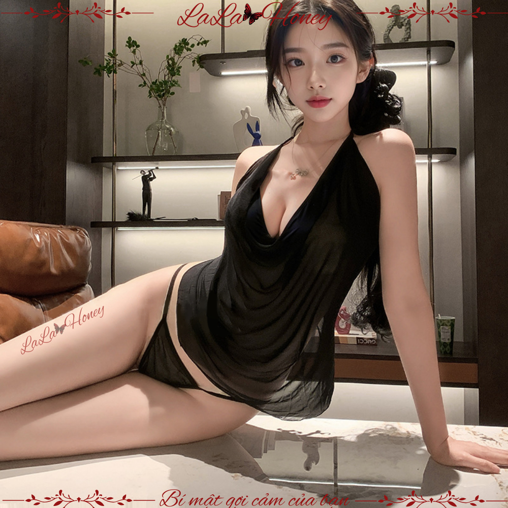 Đồ Lót Gợi Cảm Yếm Ren Lưới Cổ Đổ, Đồ Ngủ Nữ Ren Quyến Rũ - LALA HONEY | BigBuy360 - bigbuy360.vn