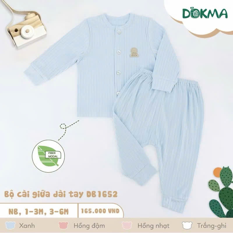 BỘ CÀI GIỮA DÀI TAY DOKMA