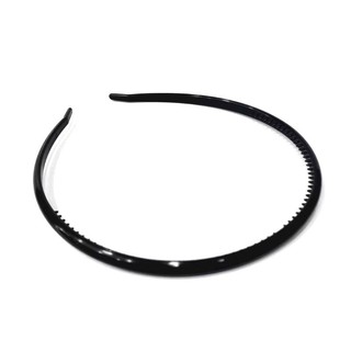 Combo 6 bờm cài tóc bản nhí màu đen (bản 6mm)
