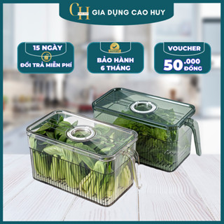 Hộp Nhựa Thực Phẩm Cao Cấp Có Nắp Đậy Kín Bằng Nhựa Nguyên Sinh, Tay Cầm Chắc Chắn