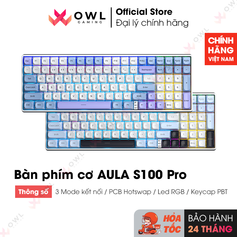 Bàn phím cơ AULA S100 Pro (Hàng chính hãng)