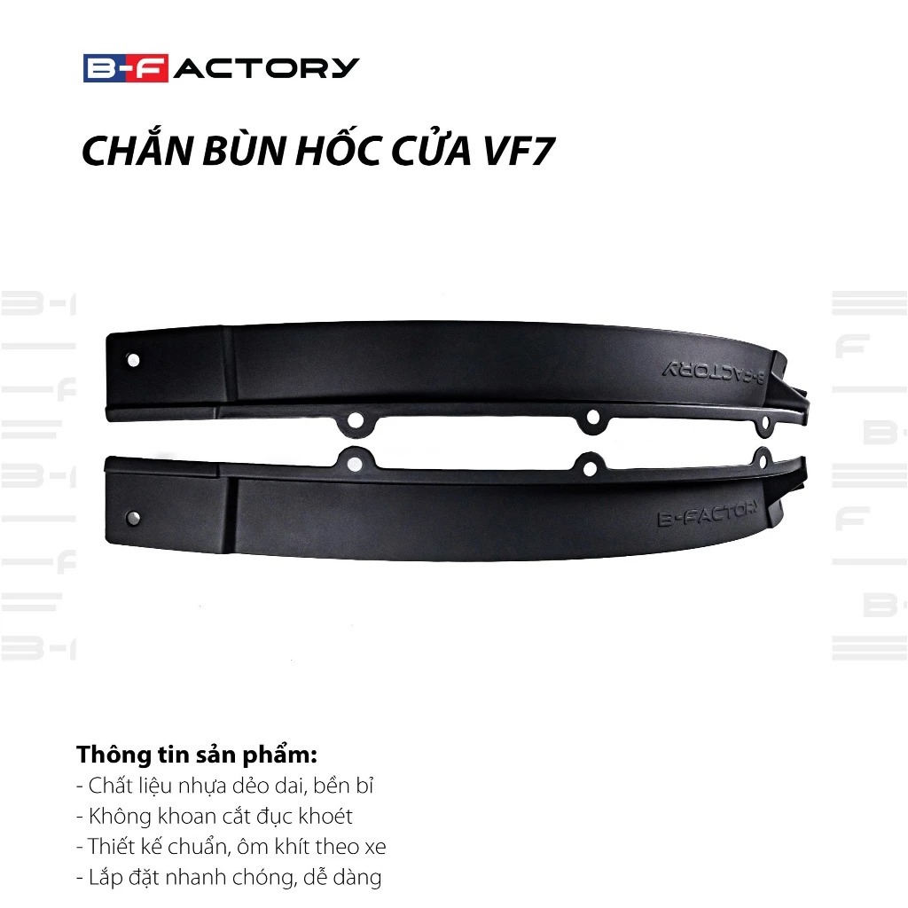 Chắn Bùn Hốc Cửa Sau Xe Vinfast VF7 B-Factory [1 Cặp] NEW