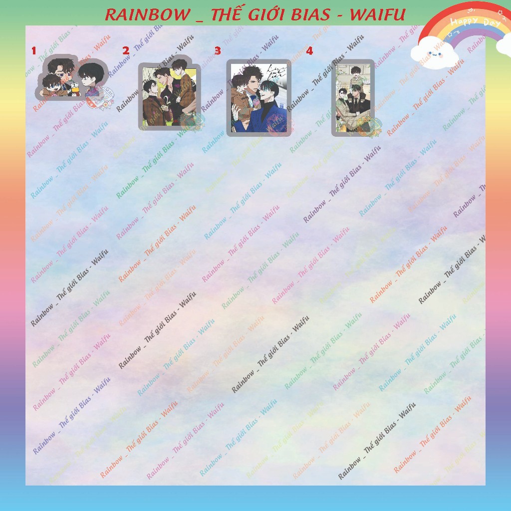 Ghim cài áo mica Kiss me liar, nhẫn acrylic Hôn tôi đi kẻ dối trá manhwa bl