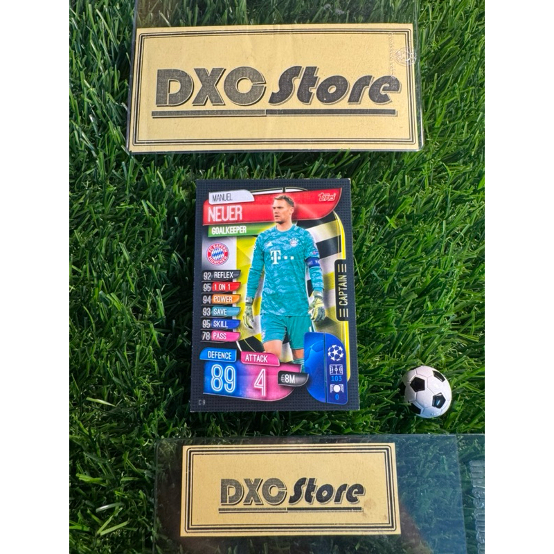 [ CHÍNH HÃNG ] - CAPTAIN - TOPPS MATCH ATTAX 2020 - MANUEL NEUER (BAYERN MUNCHEN)