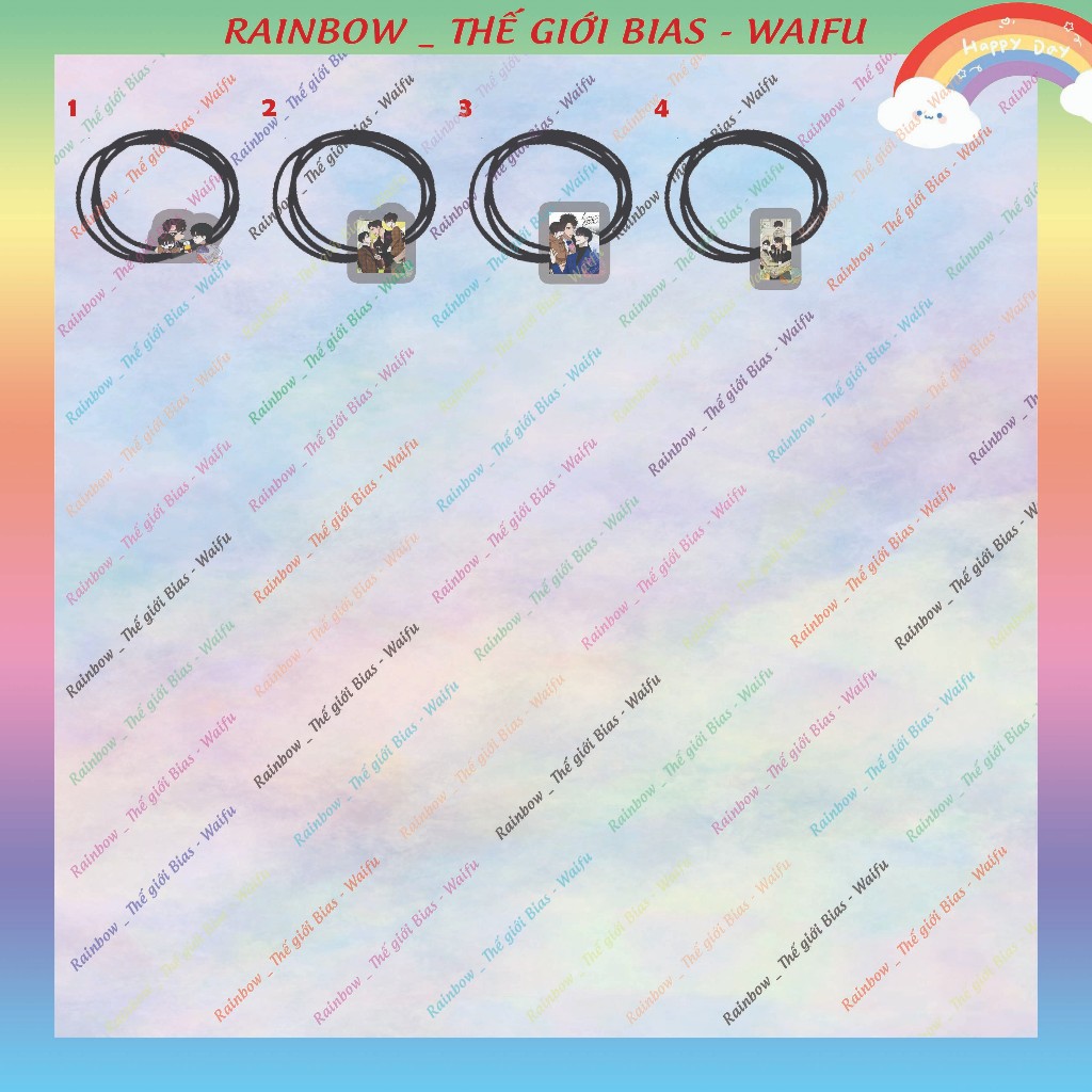 Kẹp tóc mica Kiss me liar, cột tóc acrylic Hôn tôi đi kẻ dối trá manhwa bl