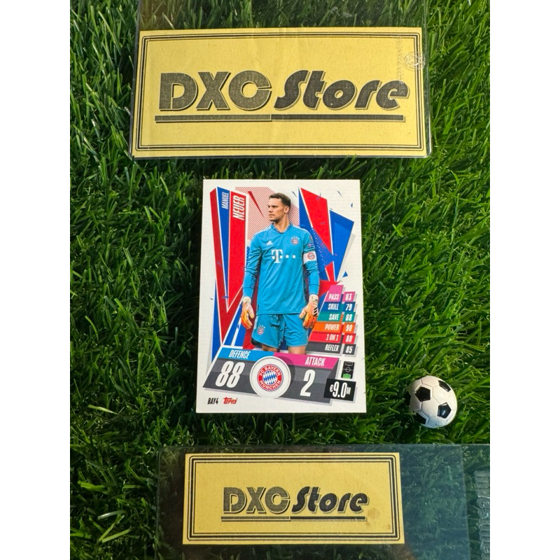 [ CHÍNH HÃNG ] - TOPPS MATCH ATTAX 2021 - MANUEL NEUER (BAYERN MUNCHEN)