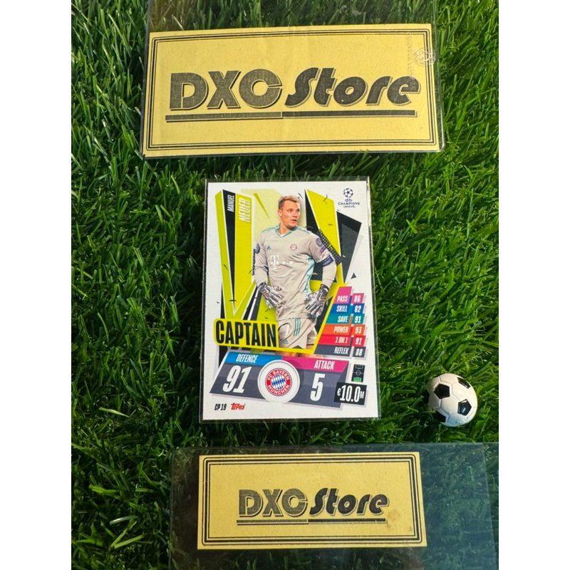 [ CHÍNH HÃNG ] - CAPTAIN - TOPPS MATCH ATTAX 2021 - MANUEL NEUER (BAYERN MUNCHEN)