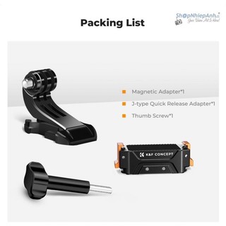 Đế gắn tripod thao tác nhanh for Osmo action 3/4/5 Pro hiệu K&F concept (KF31.144)