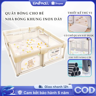 Quây Bóng Cho Bé - Nhà bóng khung dày,  Tháo Lắp Dễ Dàng Nhanh Chóng+Bóng