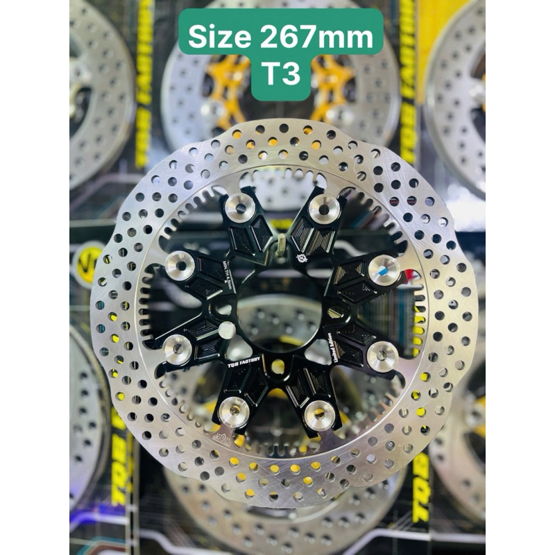 đĩa T1 T2 T3 267mm TQ6 - đĩa TQ6 267mm T1 T2 T3 - lòng nhôm cnc