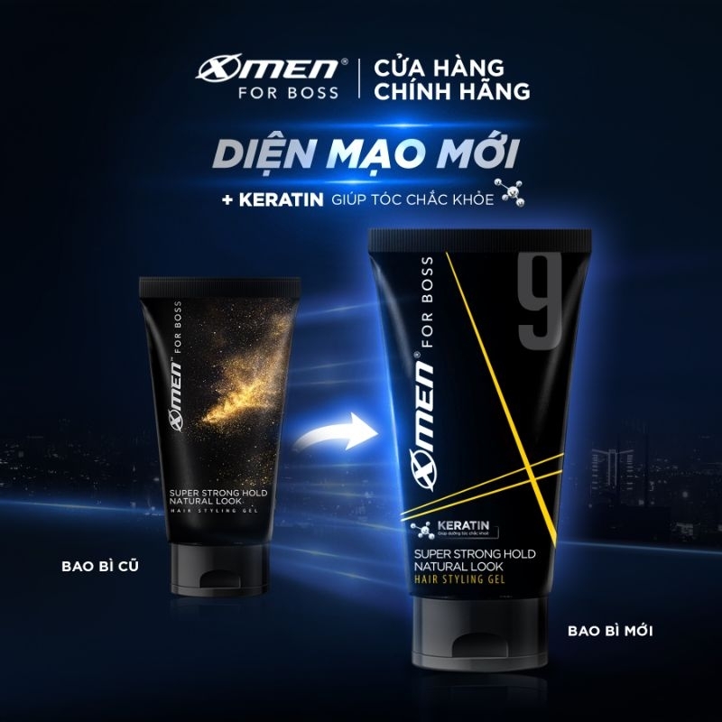GEL VUỐT TÓC X MEN FOR BOSS