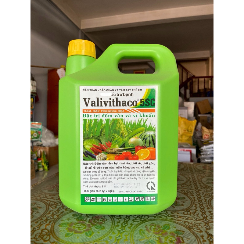 VALIVITHACO 5SC (Đón vằn,Vi Khuẩn,Chết Cây Con,Thối Gốc) Can 5lít