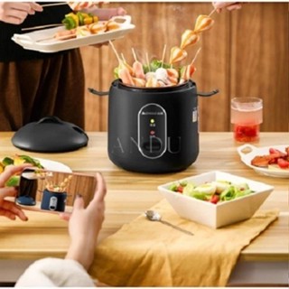 Nồi Cơm Điện Mini Tráng Chống Dính CHIGO Dung Tích 1,2L , Nấu Hầm Súp Cháo