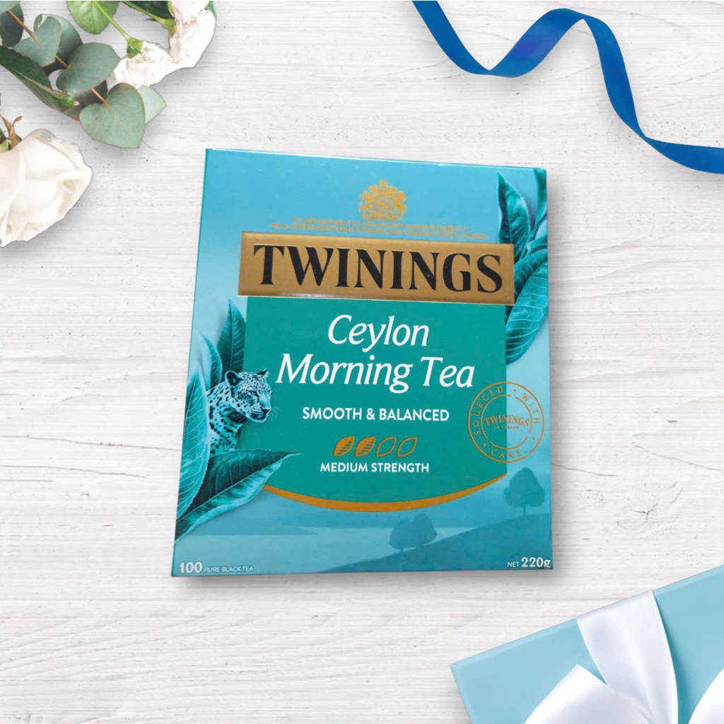 Trà Twinings Ceylon Morning Tea Hộp 100 Gói Hương Vị Đậm Đà