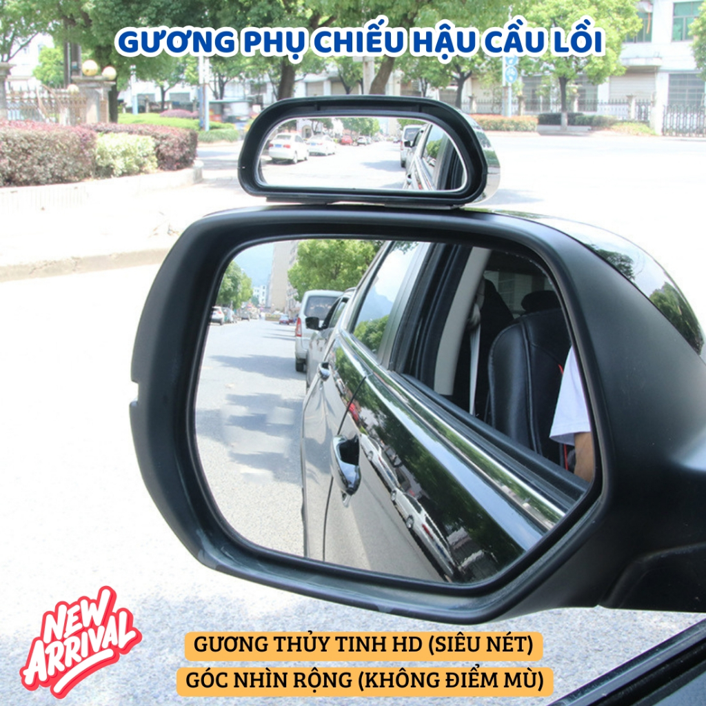 Gương Phụ Chiếu Hậu HD Rõ Nét Cao Cấp (Safe1.Store)