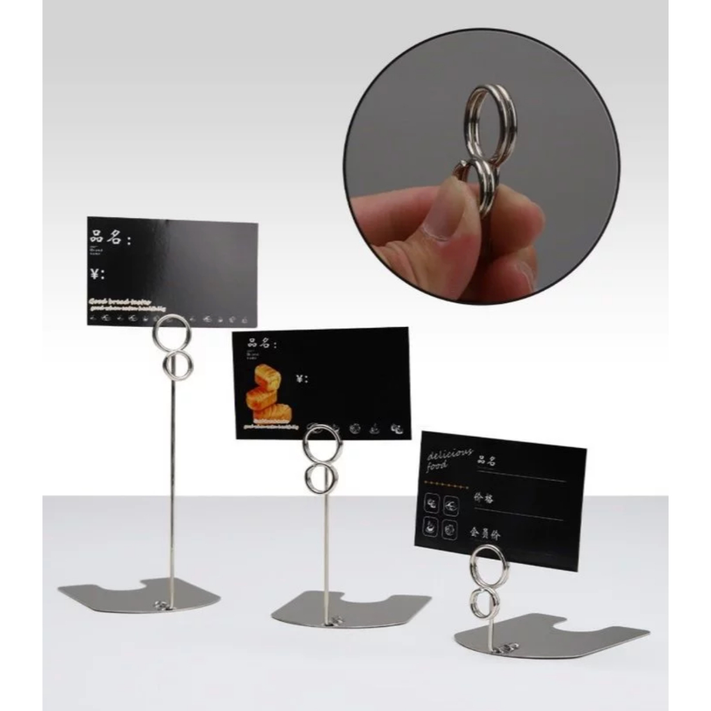 Kẹp để bàn inox 5cm - 10cm - 15cm, kẹp inox để bàn không han dỉ, kẹp giấy quảng cáo