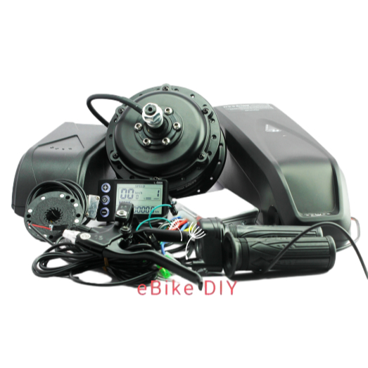 Bộ Kit Nâng Cấp Xe Đạp Thường Thành Xe Đạp Trợ Lực Điện 500W Líp Vặn - Tốc Độ 50km/h, 9 Cấp Trợ Lực 