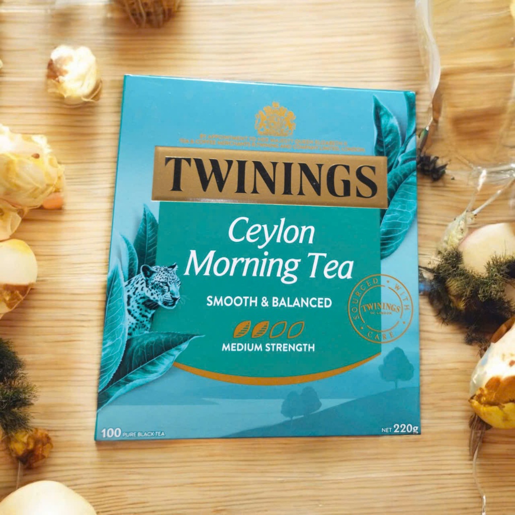 Trà Đen Twinings Ceylon Morning Tea 100 Gói Chính Hãng Anh