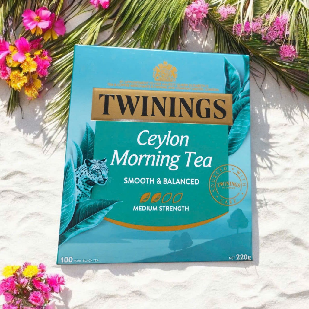 Trà Twinings Ceylon Morning Tea 100 Gói Hương Vị Tự Nhiên