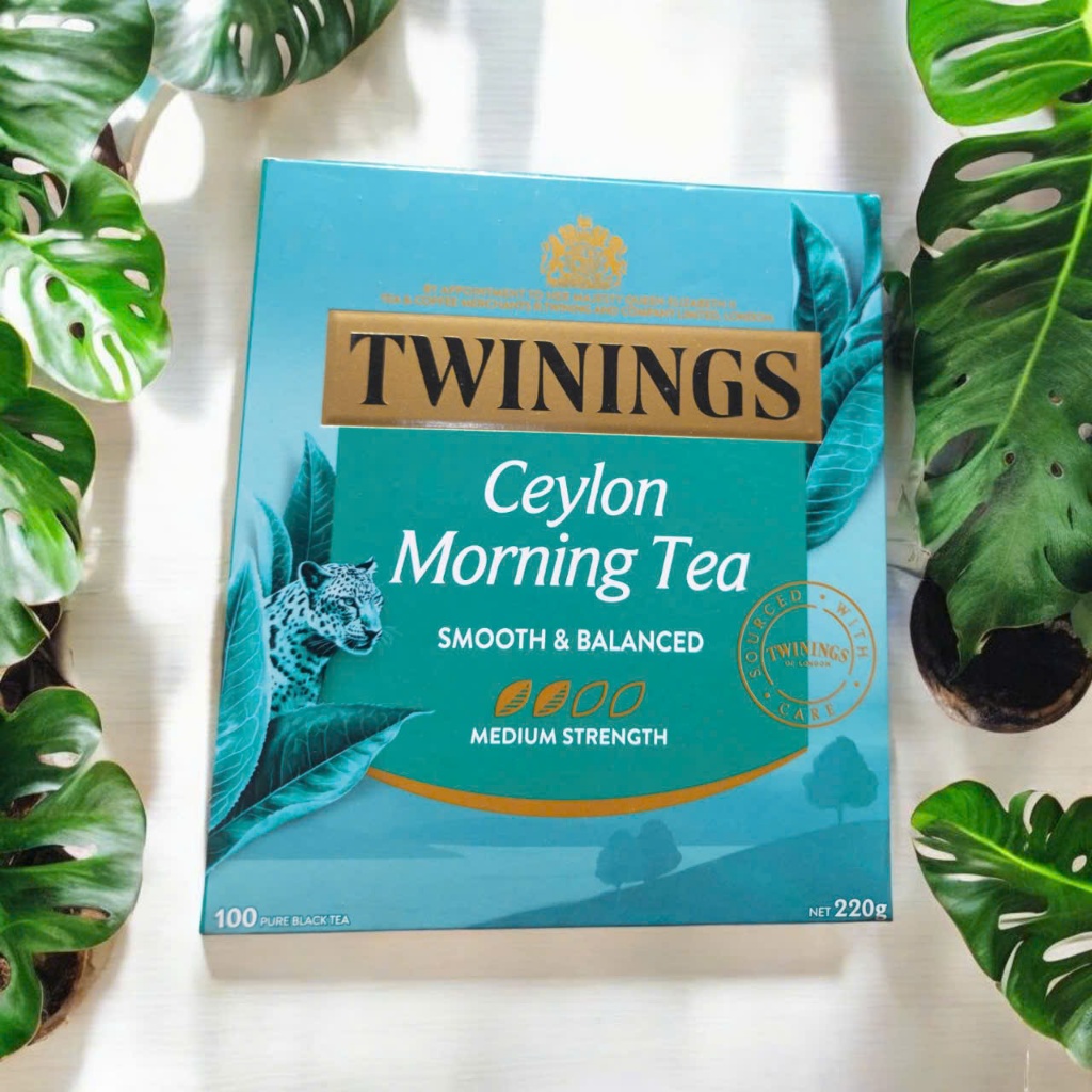 Trà Twinings Ceylon Morning Tea Anh 100 Gói Vị Đậm, Thanh Nhẹ
