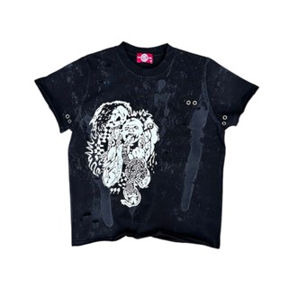 Áo Thun Boxy Wash Custom Nam Nữ Cotton 280gsm "ST8" TRAPPER CLUB